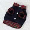 Pup Polo Grid Sweater T Shirt Warm Coat