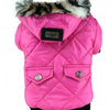 Winter Warm Faux Pockets Pet Coat